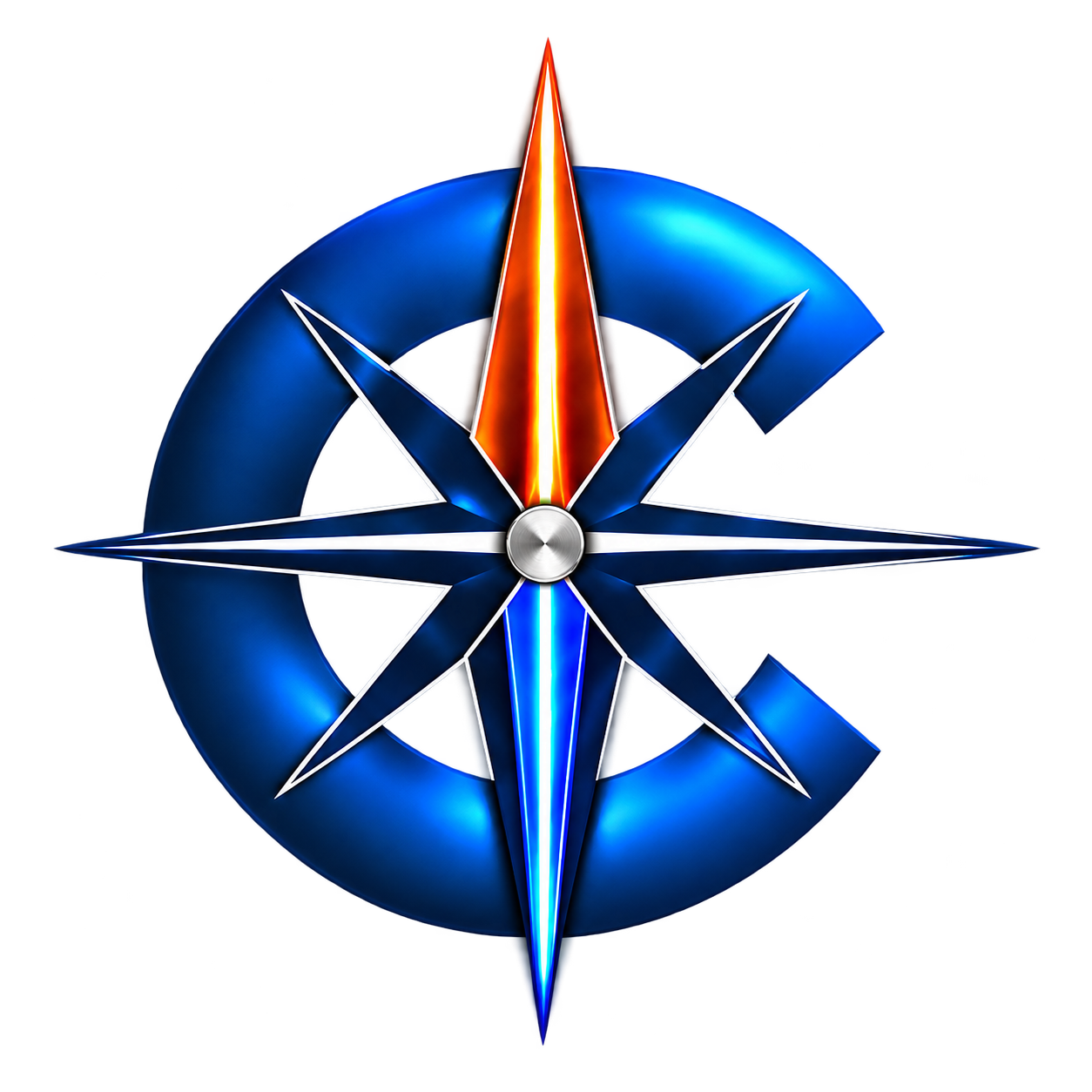 Contendia polished Compass C emblem